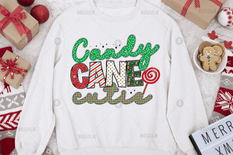 Candy cane cutie Sublimation Design Sublimation Regulrcrative 