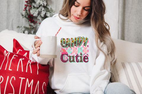 Candy Cane Cutie Sublimation SVGArt 