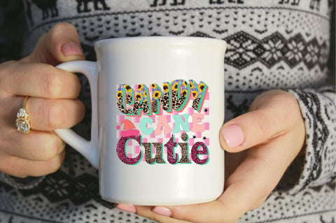 Candy Cane Cutie Sublimation SVGArt 