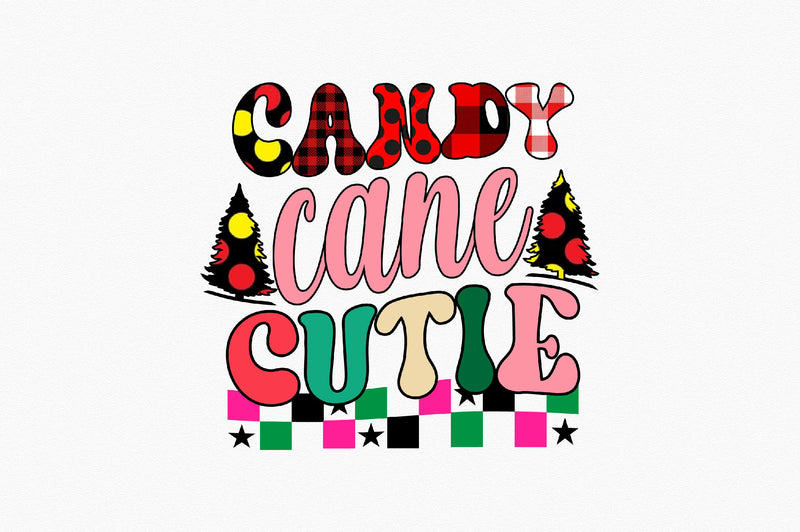 Candy cane cutie Sublimation SVGArt 