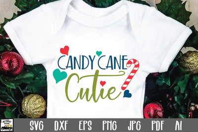 Candy Cane Cutie SVG Cut File - Christmas SVG SVG Old Market 