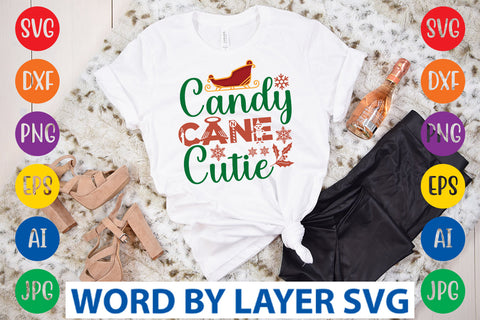 Candy Cane Cutie SVG Design SVG Rafiqul20606 