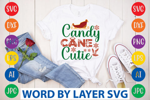 Candy Cane Cutie SVG Design SVG Rafiqul20606 