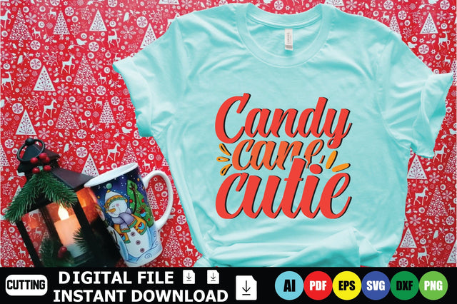 Candy Cane Cutie SVG Shahin alam 