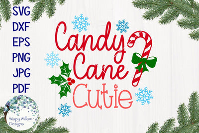 Candy Cane Cutie SVG Wispy Willow Designs 