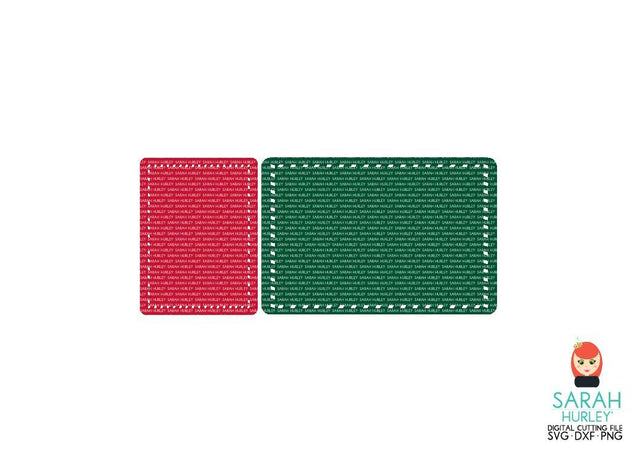 Candy Cane Journaling Cards SVG Sarah Hurley 