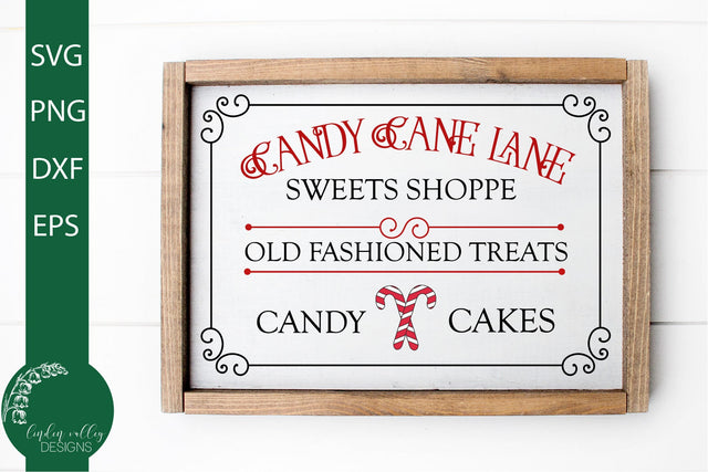 Candy Cane Lane SVG-Christmas SVG SVG Linden Valley Designs 