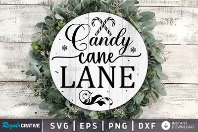 Candy cane lane SVG SVG Regulrcrative 