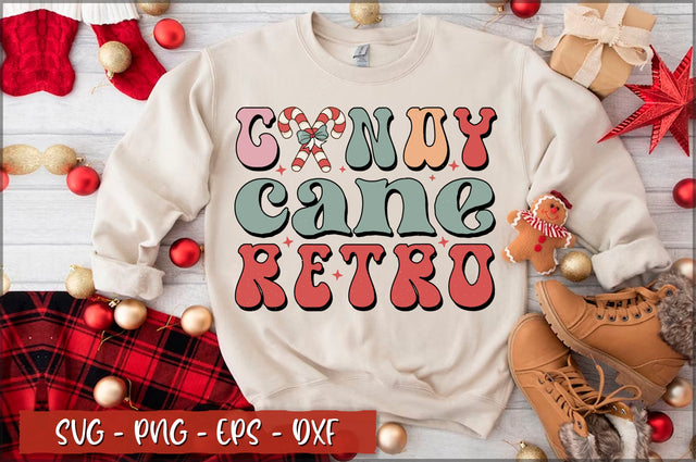 Candy cane retro SVG SVG Shetara Begum 