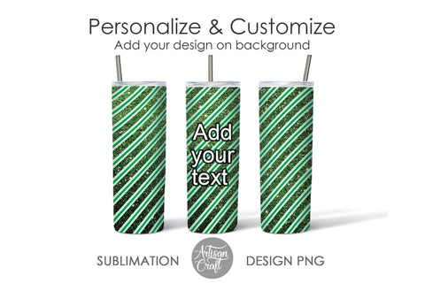 Candy cane stripe, 20 oz Tumbler sublimation SVG Artisan Craft SVG 