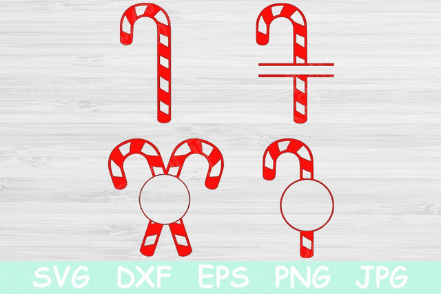 Candy Cane Svg, Christmas Svg Files. Split Chevron and Polka Dots Cutting Files for Cricut and Silhouette. Iron On T Shirt Vector for Vinyl. SVG TiffsCraftyCreations 