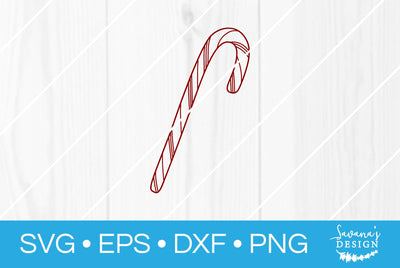 Candy Cane SVG SavanasDesign 