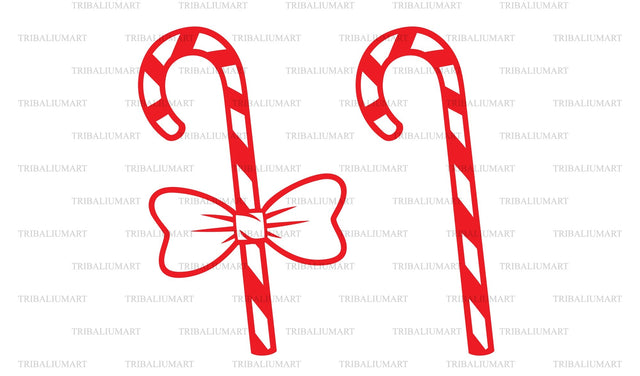 Candy cane SVG TribaliumArtSF 