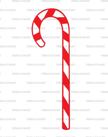 Candy cane SVG TribaliumArtSF 