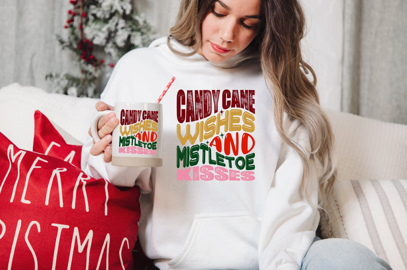 Candy Cane Wishes and Mistletoe Kisses svg SVG nirmal108roy 