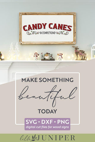 Candy Canes & Confections SVG | Christmas Sign SVG SVG LilleJuniper 