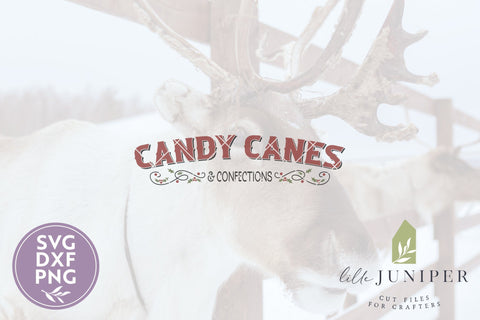 Candy Canes & Confections SVG | Christmas Sign SVG SVG LilleJuniper 
