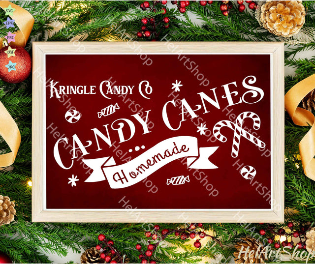 Candy Canes Sign svg SVG _HelArtShop_ 