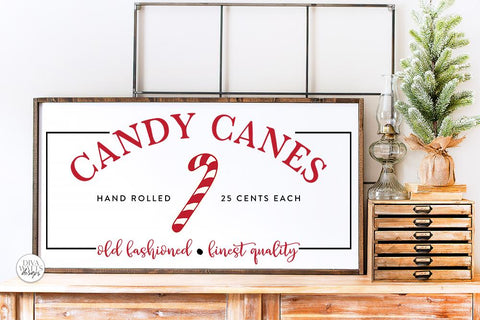 Candy Canes SVG | Christmas / Winter Design SVG Diva Watts Designs 