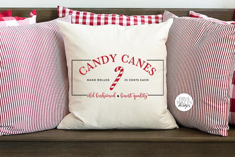 Candy Canes SVG | Christmas / Winter Design SVG Diva Watts Designs 