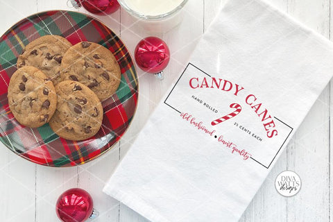 Candy Canes SVG | Christmas / Winter Design SVG Diva Watts Designs 