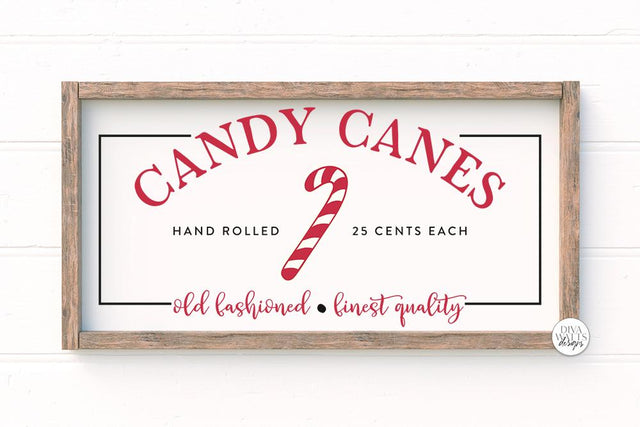 Candy Canes SVG | Christmas / Winter Design SVG Diva Watts Designs 