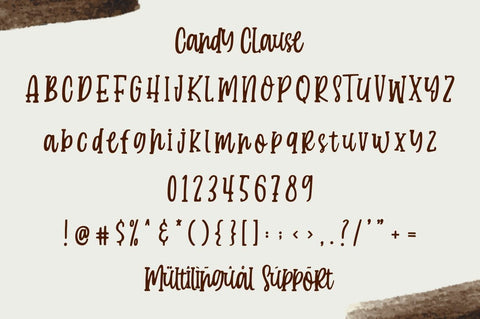 Candy Clause Font Good Java 