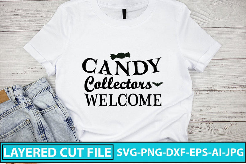 Candy Collectors Welcome SVG Cut File SVG Syaman 