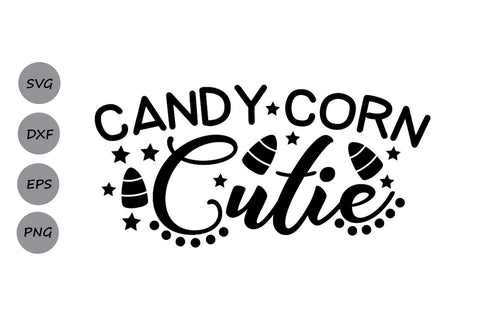 Candy Corn Cutie| Halloween SVG Cutting Files SVG CosmosFineArt 