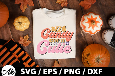 Candy corn cutie Retro SVG SVG akazaddesign 