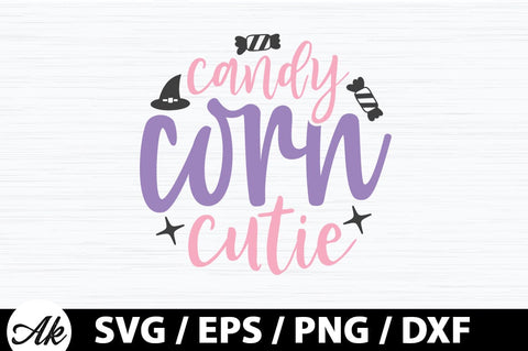 Candy corn cutie Round Sign SVG SVG akazaddesign 