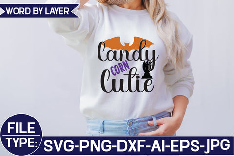 Candy Corn Cutie SVG Cut File SVG Studio Innate 