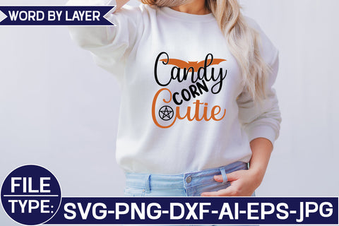Candy Corn Cutie SVG Cut File SVG Studio Innate 