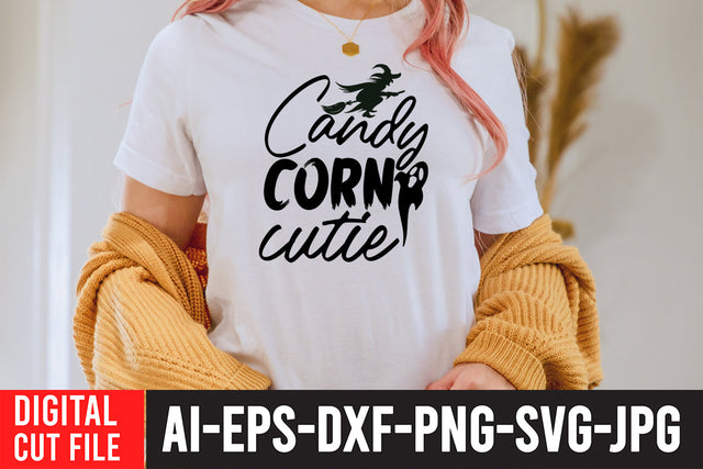 Candy Corn Cutie SVG Design SVG BlackCatsMedia 