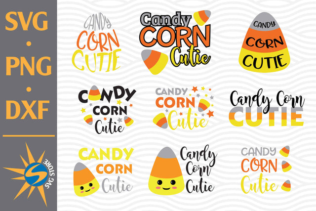 Candy Corn Cutie SVG, PNG, DXF Digital Files Include SVG SVGStoreShop 