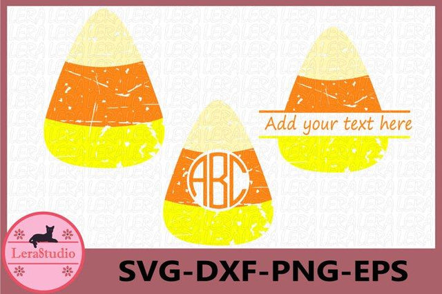 Candy Corn Grunge SVG SVG Lerastudio 