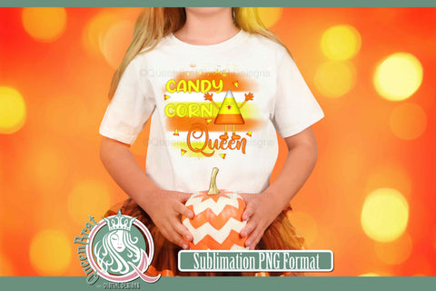 Candy Corn Queen Sublimation Sublimation QueenBrat Digital Designs 