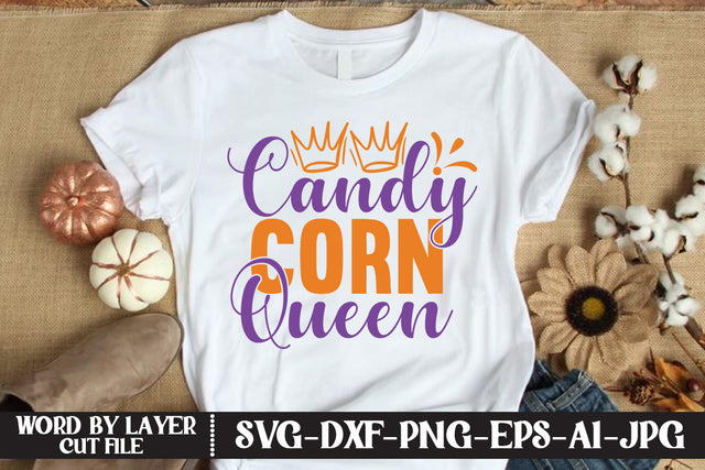Candy Corn Queen SVG CUT FILE SVG MStudio 