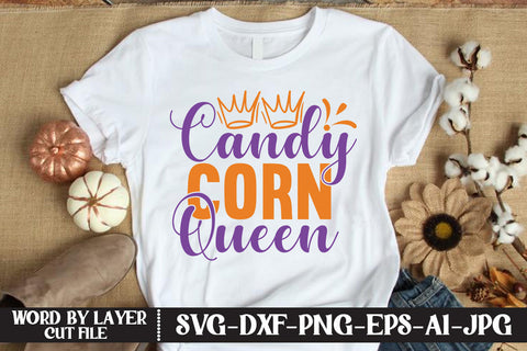 Candy Corn Queen SVG CUT FILE SVG MStudio 