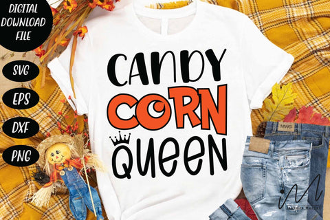 Candy corn queen svg, Halloween Queen svg, Batty candy Svg SVG Isabella Machell 