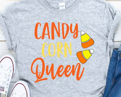 Candy Corn Queen SVG - Halloween Svg SVG She Shed Craft Store 