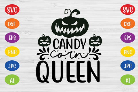 Candy Corn Queen SVG SVG MStudio 