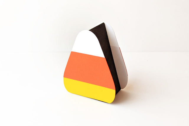 Candy Corn Shaped Gift Box SVG 3D Paper Risa Rocks It 