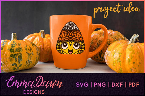 Candy Corn SVG, Cute Candy Corn SVG SVG Emma Dawn Designs 
