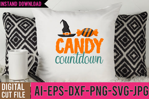 Candy Countdown SVG Cut File SVG BlackCatsMedia 