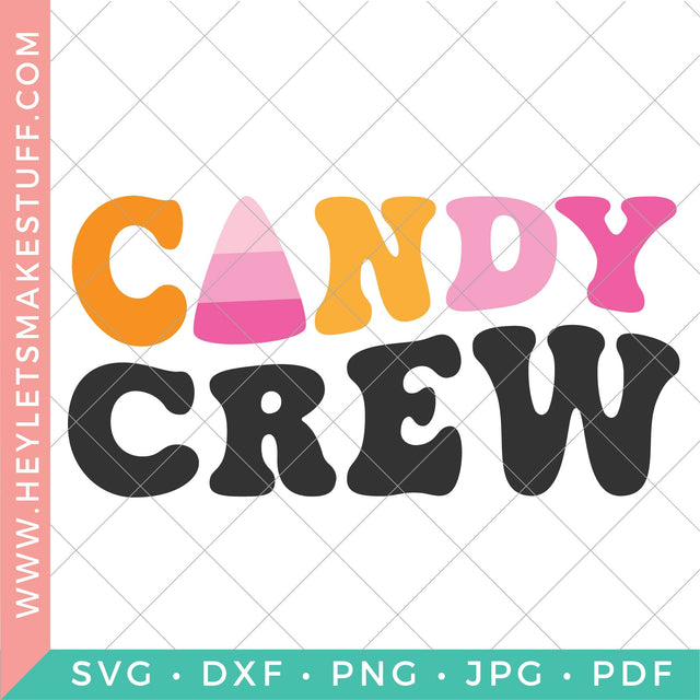 Candy Crew - Retro SVG Hey Let's Make Stuff 