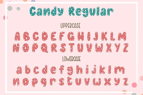 Candy - Cute Decorative Font Font AnningArts Design 