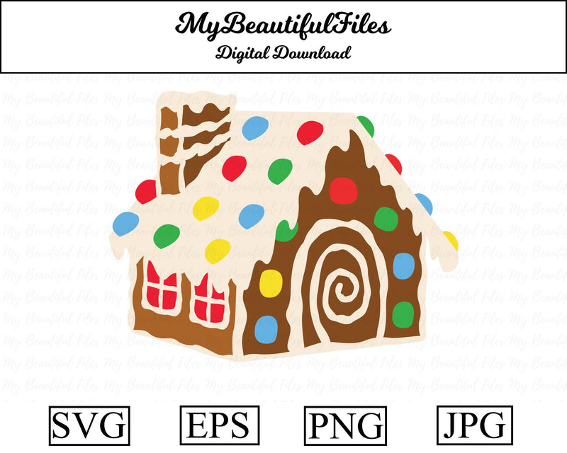 candy house - christmas SVG MyBeautifulFiles 