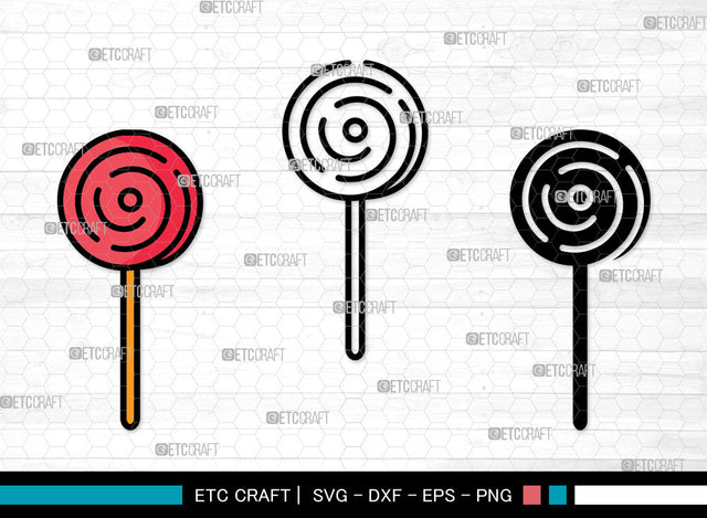 Candy Icons Color, Candy Svg, Lollipop Svg, Sweet Sugar, Chocolate, Candy Bundle, Icon Bundle, Svg Cut File, Dxf, Eps, Png, SVG ETC Craft 