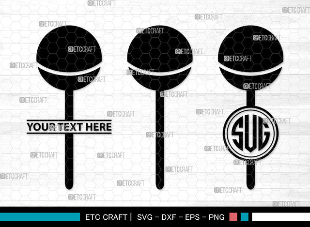 Candy Icons Monogram, Candy Svg, Lollipop Svg, Sweet Sugar, Chocolate, Candy Monogram, Icon Monogram, Svg Cut File, Dxf, Eps, Png, SVG ETC Craft 